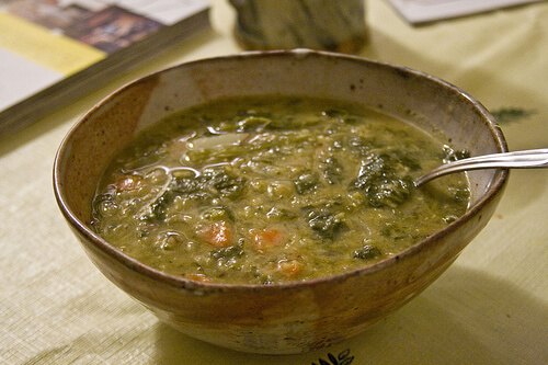 crema di lenticchie e patate