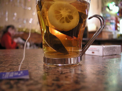 tè con limone