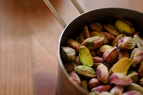 I pistacchi sono ricchi di ferro