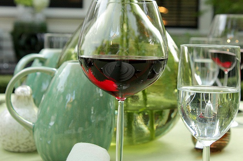 Bicchiere di vino rosso