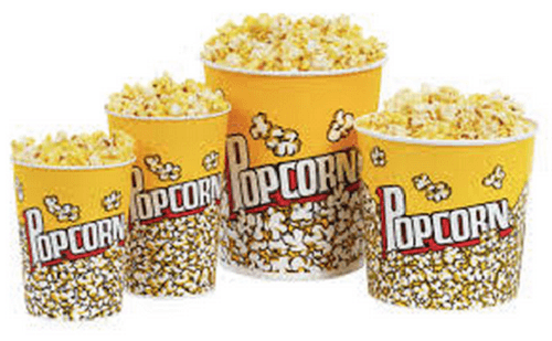 popcorn di mais