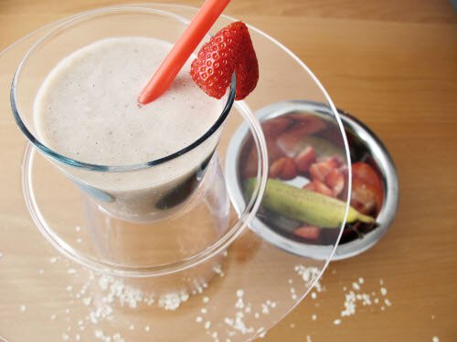 Fragole banane e avena