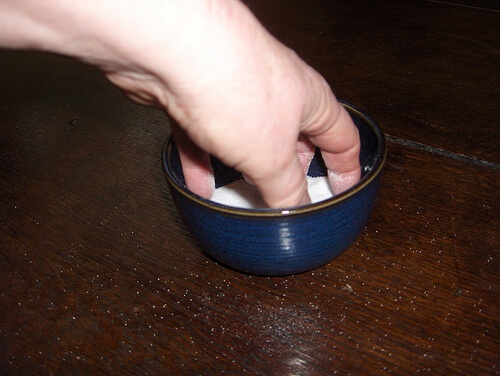 sale per le pulizie di casa