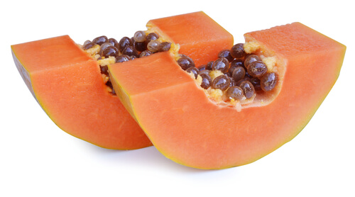 Papaya a fette
