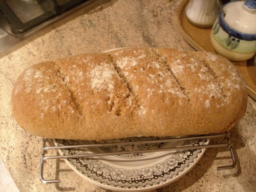 Pane di frumento fatto in casa