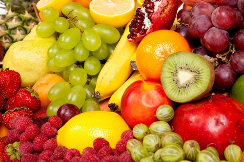 Frutta colorata di stagione