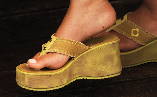 Piedi in estate