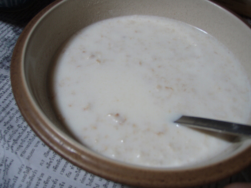 Latte con avena