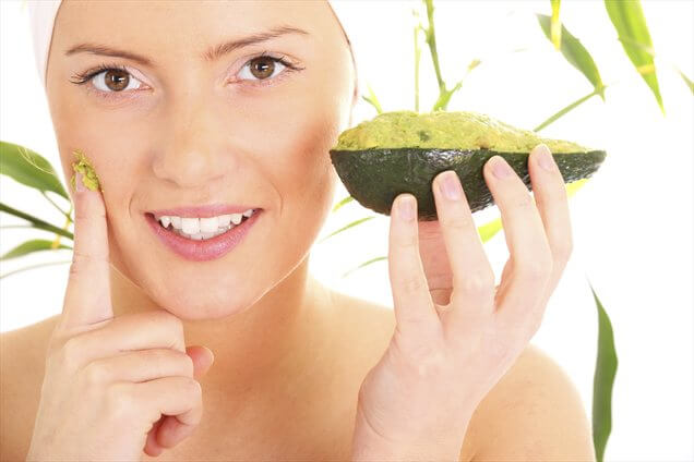 maschera all'avocado