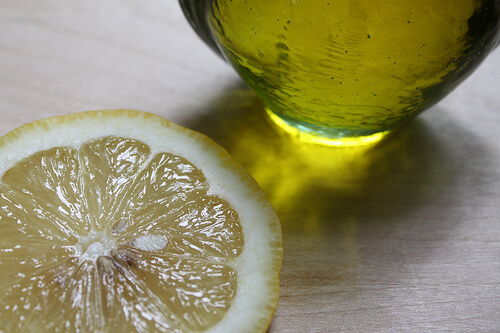 olio e limone affettato