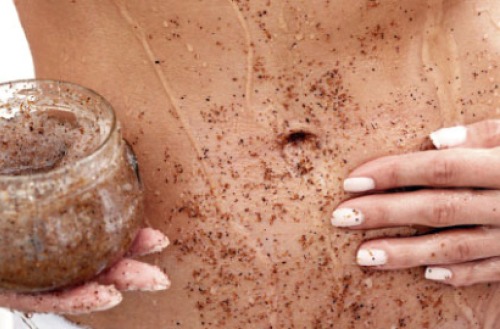 Esfoliare con caffè