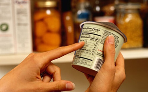 Etichette degli alimenti