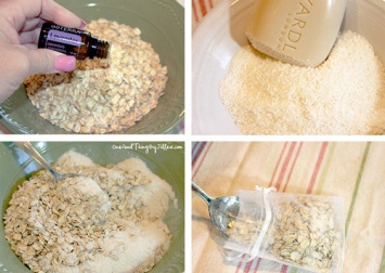 Come preparare sacchetti all'avena per la doccia