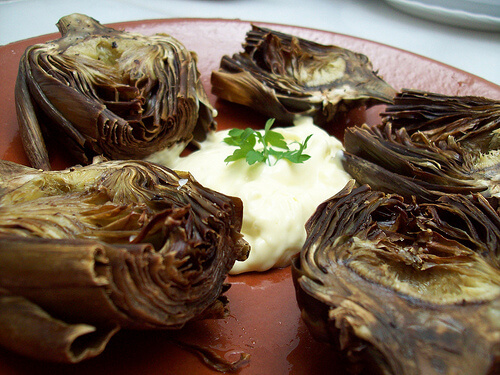 carciofi bolliti