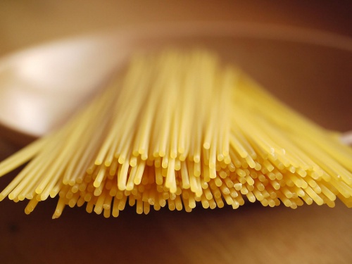 Spaghetti in un piatto