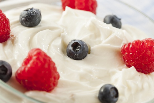 yogurt greco e frutta