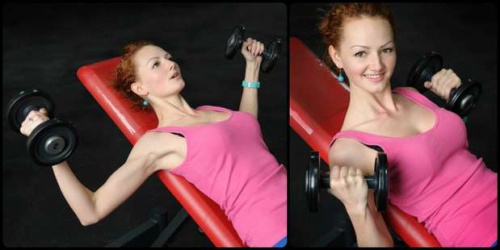 Esercizio per tonificare il seno