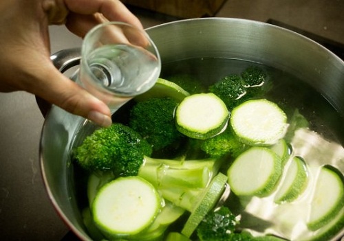 Verdure in acqua