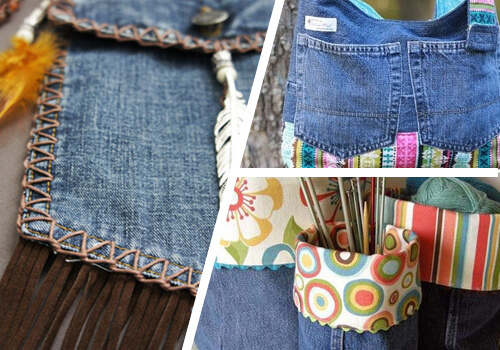 Riutilizzare i jeans con 9 idee strepitose