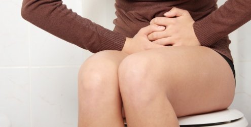 Donna con infezione urinaria