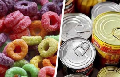 Sostanze tossiche, le 12 più pericolose negli alimenti trasformati