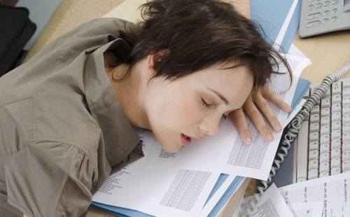 dormire sul lavoro