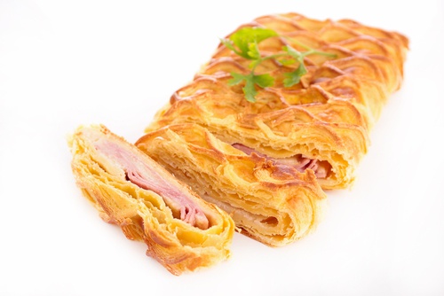 Sfoglia con prosciutto e formaggio