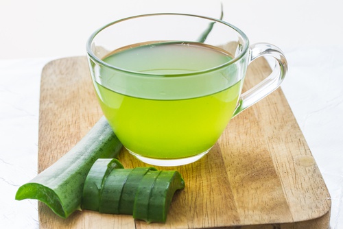 Succo di pompelmo e aloe vera