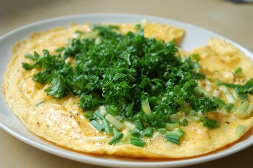 Frittata con prezzemolo