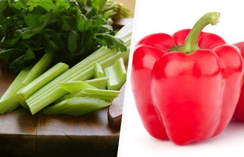 Sedano e peperone per trattare la sciatica