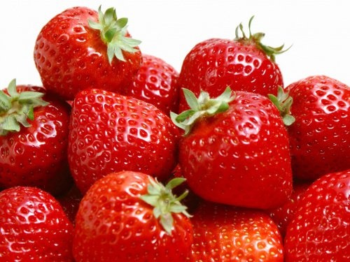 Fragole macchie sulla pelle