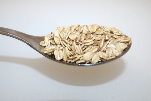 cucchiaio con fiocchi d'avena