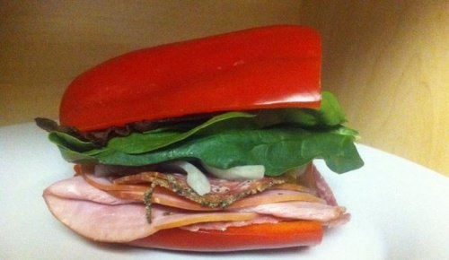 panini di peperone rosso