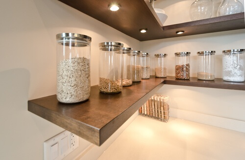 scaffali per guadagnare spazio