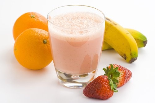 fragola arancia e banana