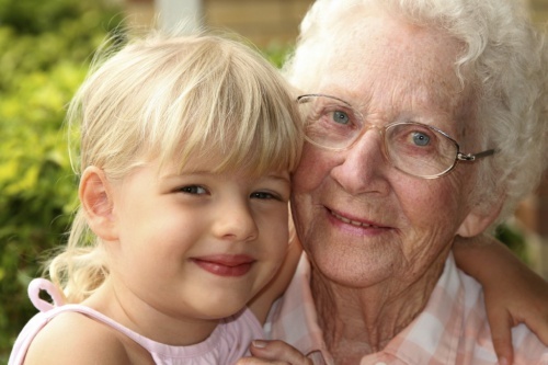 Nonna e nipote