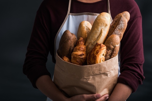 filoncini di pane bianco e integrale