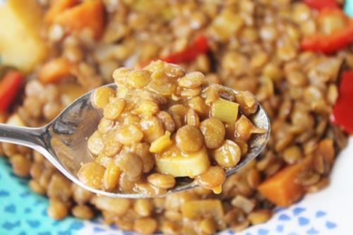 lenticchie con verdure