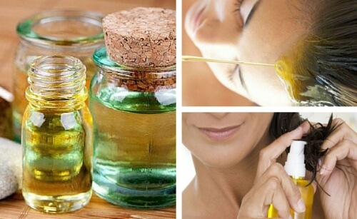 Rapida ricrescita dei capelli con oli naturali