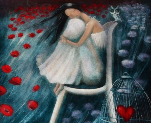 Donna in un ritratto