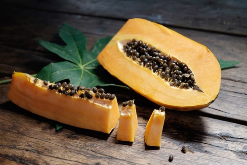 papaya a pezzi