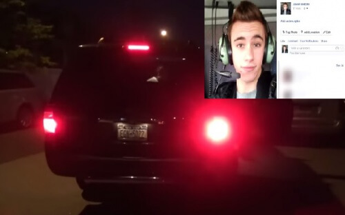 Furgone nero dal social network