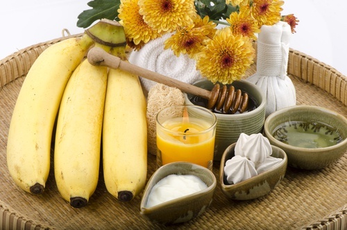 Maschera di yogurt miele banana