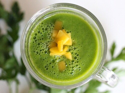 Frullato verde per depurare il colon