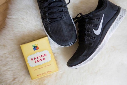 Bicarbonato nelle scarpe