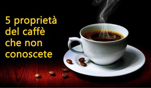 le proprietà del caffè