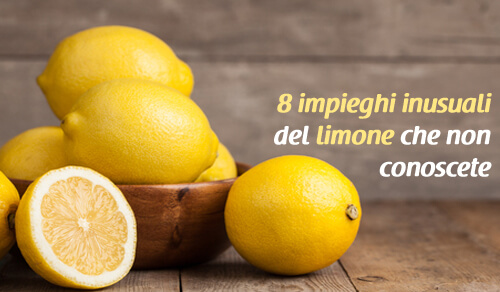 Impieghi inusuali del limone che forse non conoscete Impieghi inusuali del limone che forse non conoscete