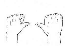 stirare i pollici