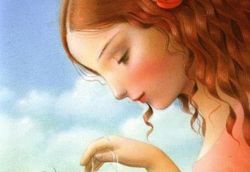 Bambina con filo Bambino difficile