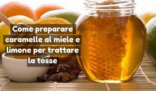 Preparare caramelle al miele e limone per trattare la tosse